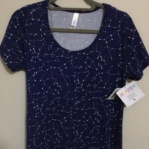 LuLaRoe Classic Tee Constellation Stars - NWT